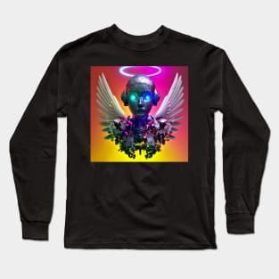 Robot Angel Long Sleeve T-Shirt